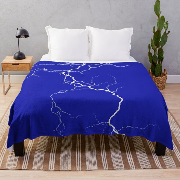 Item preview, Lightning - electric power blue designed and sold by Hanger52.