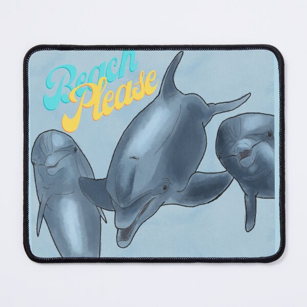 Item preview, Dolphin Beach Pool Party - Dolphin Squad - Bottlenose Dolphins designed and sold by BunnyBizarre.