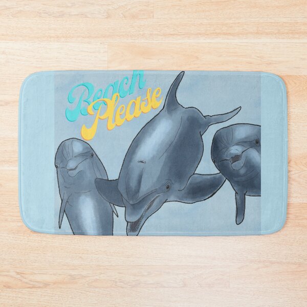 Item preview, Dolphin Beach Pool Party - Dolphin Squad - Bottlenose Dolphins designed and sold by BunnyBizarre.