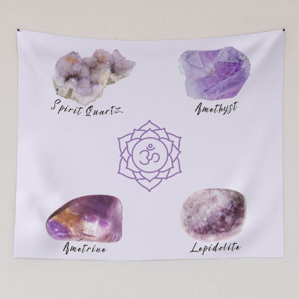 Item preview, Crown Chakra Crystals designed and sold by mooneko.