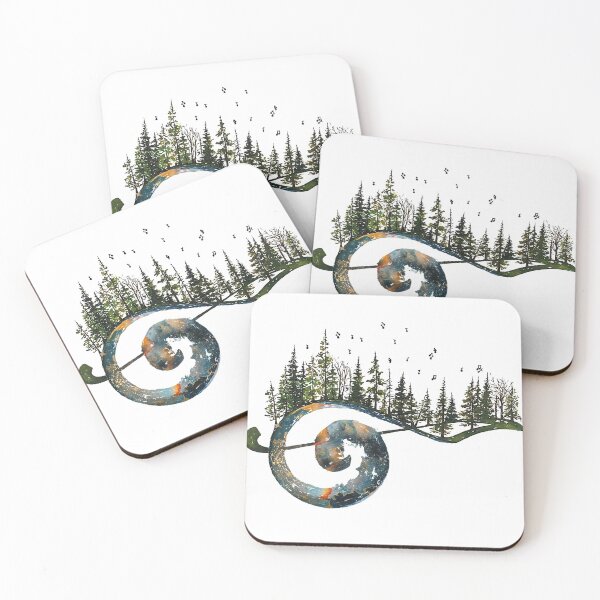 Item preview, Musical Notes Artwork - Nature Music  designed and sold by Uncer59.