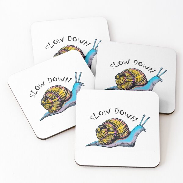 Item preview, Slow down snail designed and sold by Lemontreeart63.
