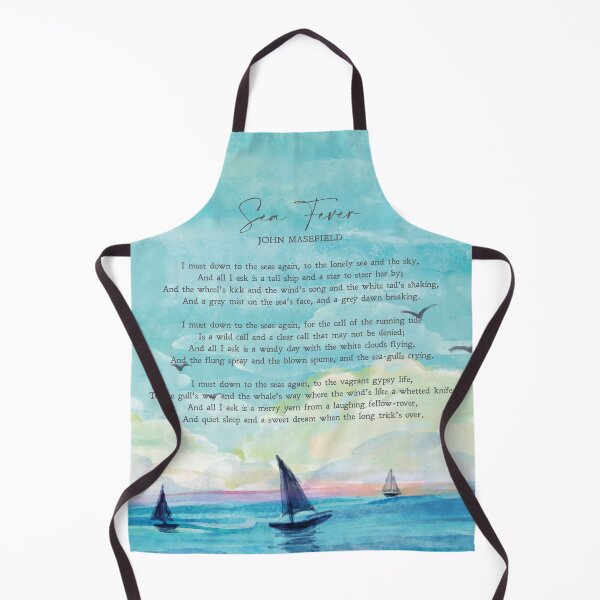 Item preview, Sea Fever | John Masefield | Poem | Sailing | Ocean | Nature | Inspiration | Wall Art | Minimalist | Quote | Physical Print designed and sold by SmashingInkster.