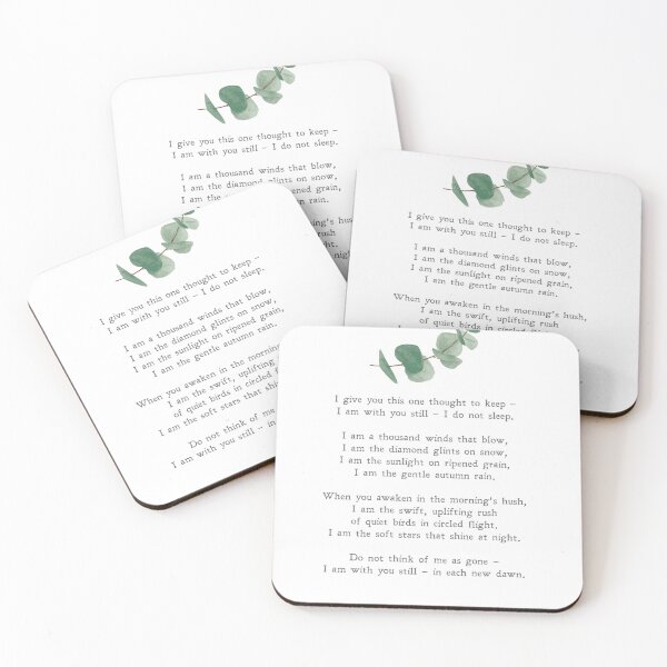 Item preview, I Give You This One Thought to Keep | Native American Prayer | Poem | Mourning | Wall Art | Minimalist | Quote | Physical Print designed and sold by SmashingInkster.