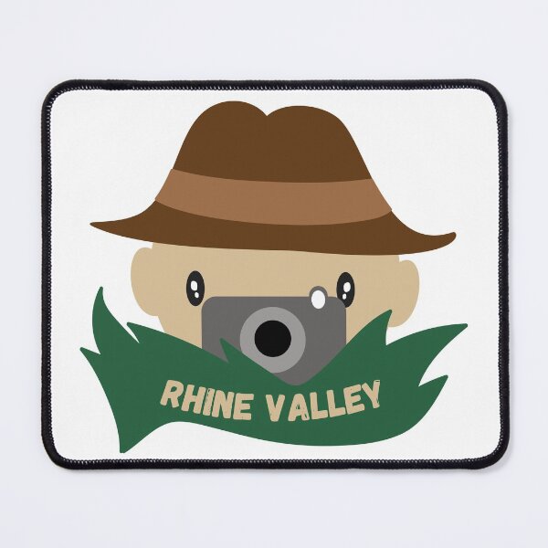 Item preview, Rhine Valley in Germany, Europe - Family Outdoor Adventure Camping Destination Logo designed and sold by Vintage-TM.