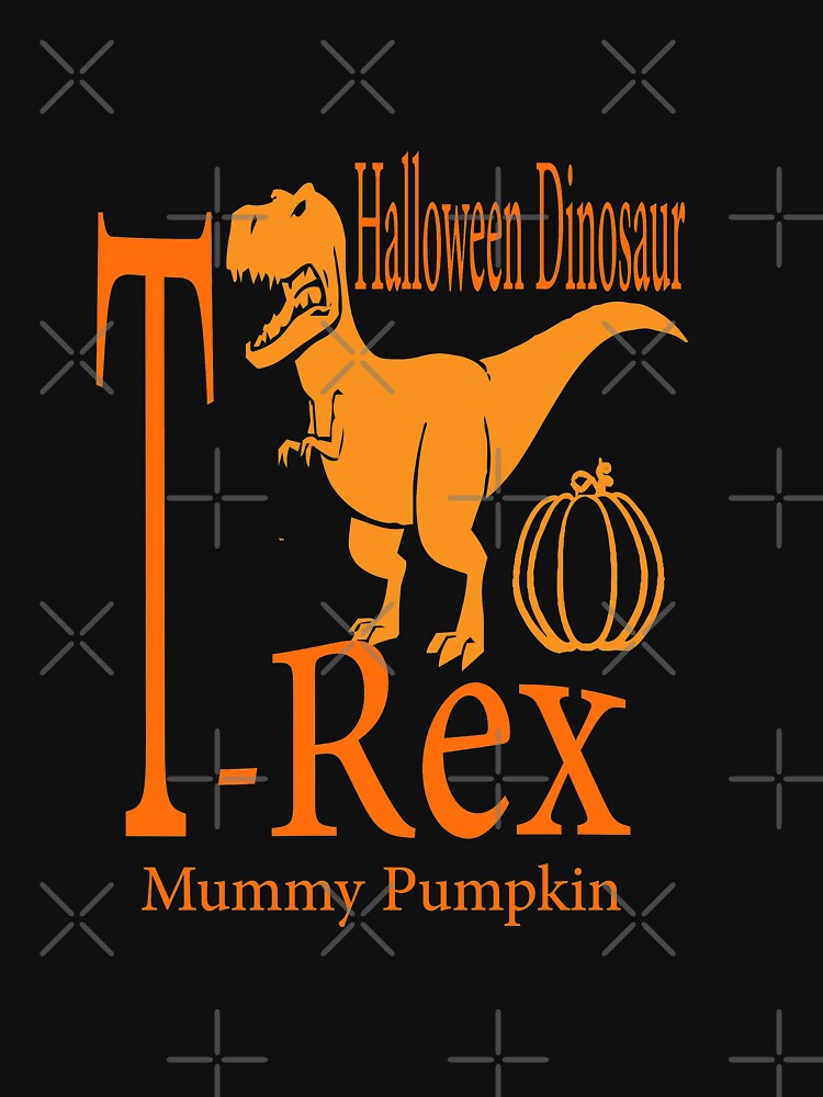 Discover Halloween Dinosaur T Rex Mummy Pumpkin Essential T-Shirt
