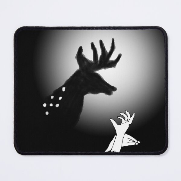 Item preview, Shadow Reindeer Finger Play Painting Illustration designed and sold by WASHINGMACHINE’s vacation.