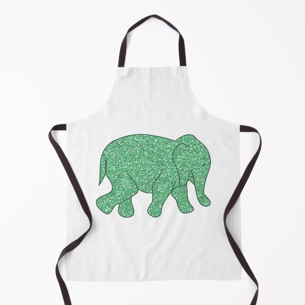 Artikelvorschau, Grüner Glitzer Elefant entworfen und verkauft von Lolly's Lane Shoppe.