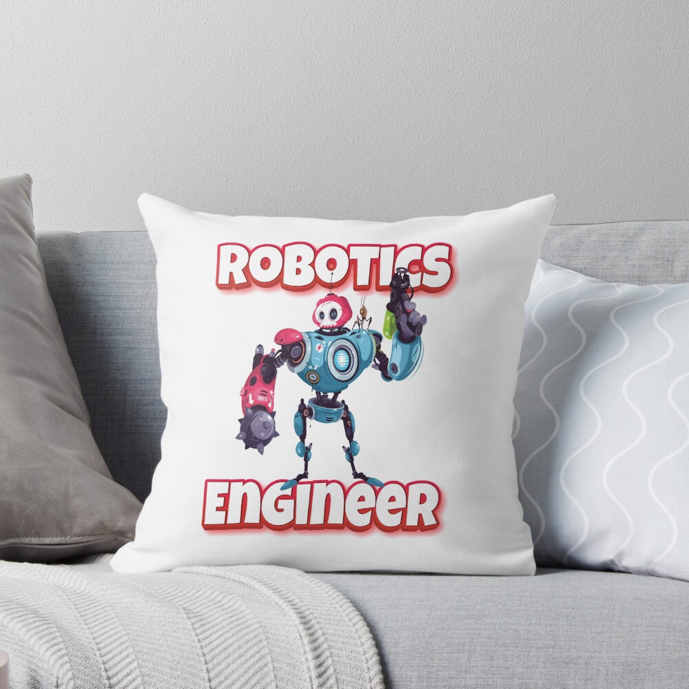Item preview, Throw Pillow designed and sold by ProjectRobotics.