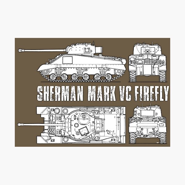 Item preview, Sherman Tank Thirteen by Zane. designed and sold by Ponsappel.