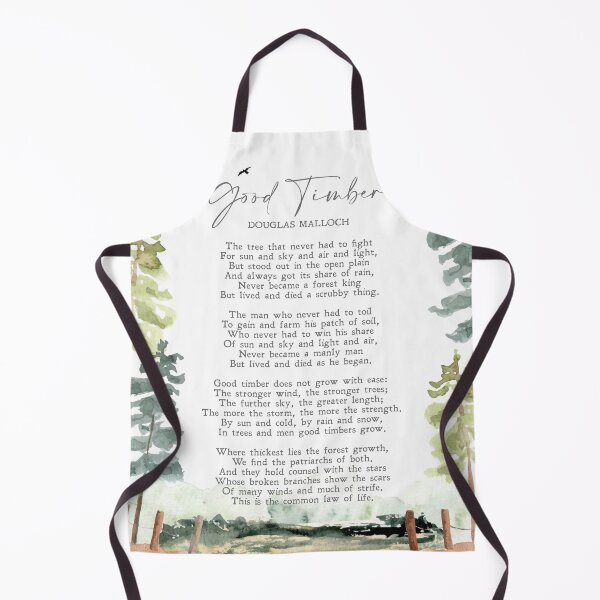 Item preview, Good Timber | Douglas Malloch | Poem | Watercolor | Mormon | LDS | Illustrated | Inspiration | Wall Art | Physical Print designed and sold by SmashingInkster.