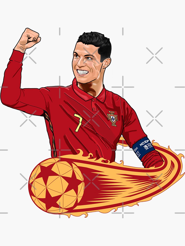 Cristiano Ronaldo in 4 Styles Digital Print Drawing - Etsy UK