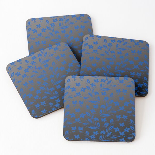 Item preview, Flowered Blue Pattern designed and sold by Branka.