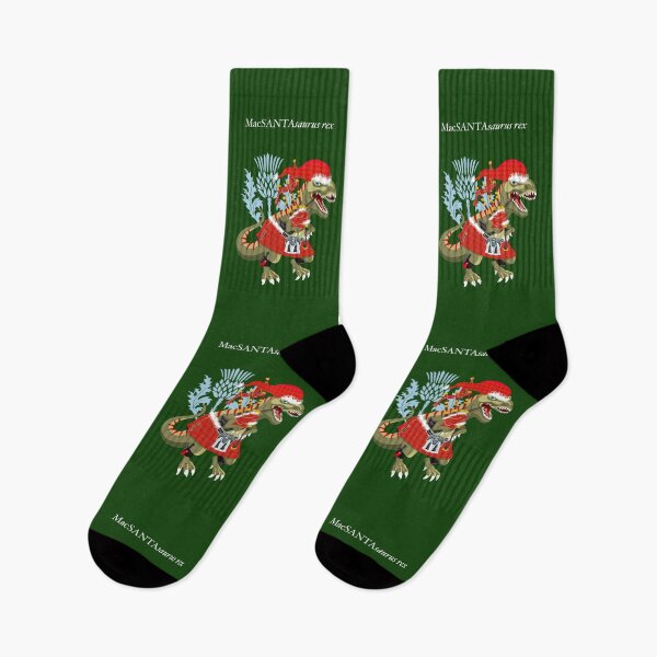 Item preview, Clanosaurus Rex MacSANTAsaurus rex Santa Christmas Plaid Family Tartan designed and sold by Lisa Rotenberg.