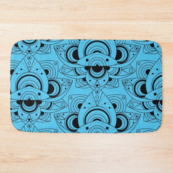 Item preview, Flower Art Blue Background Pattern  designed and sold by dewi5.