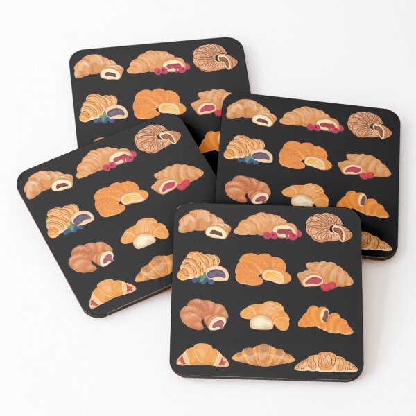 Item preview, Assorted Croissants - Raspberry, Chocolate, Blueberry, Cherry, Custard designed and sold by Alicia Chee.