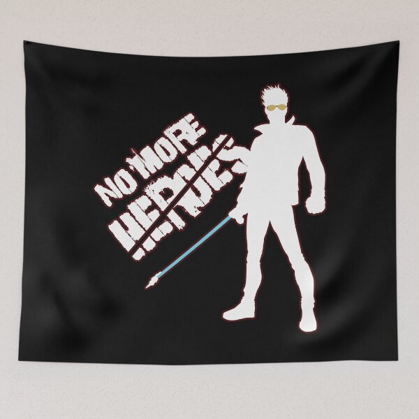 Item preview, Retro Vintage Travis Touchdown Silhouette  No More Heroes Funny Graphic Gift designed and sold by SavannaCummings.