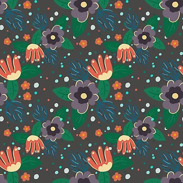 Artwork thumbnail, Flower Pattern by katrinakeane