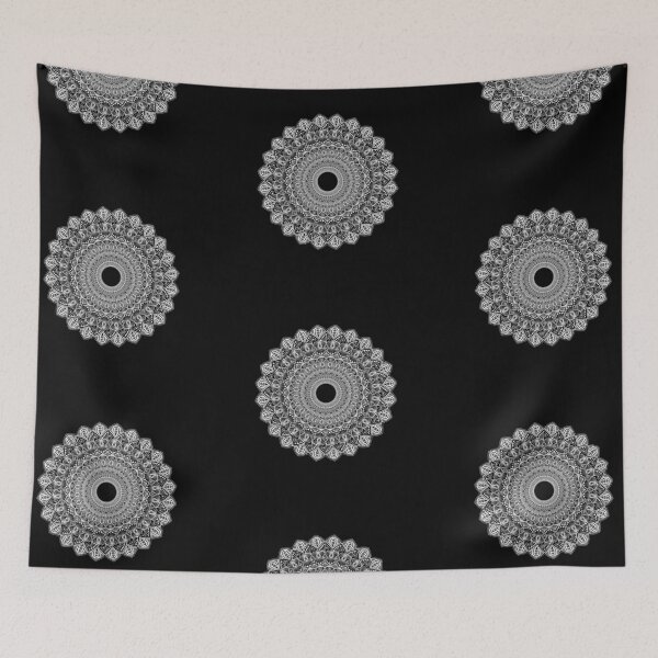 Item preview, Rosette 5 black designed and sold by MandalabyNessah.