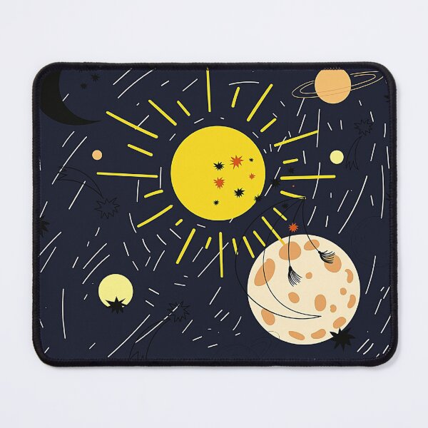 Item preview, sun,moon,stars,planet abstract modern art designed and sold by cutecrazytshirt.