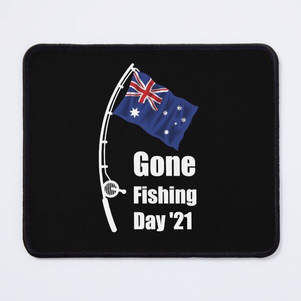 Item preview, Fishing - Australia Gone Fishing Day 2021 - Australian Flag designed and sold by Designforoz.