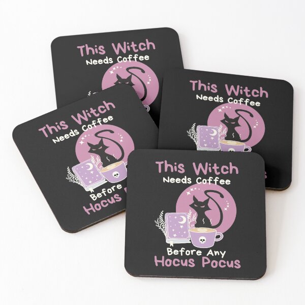 Item preview, This Witch Needs Coffee Before Any Hocus Pocus designed and sold by Airmilly Store.