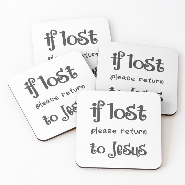Item preview, Christian Design - If Lost Please Return to Jesus designed and sold by simplydesignart.