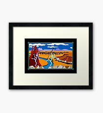 Buffalo Hunt Framed Print