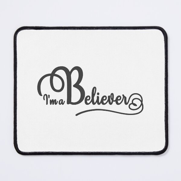 Item preview, Christian Design - I'm a Believer - Minimal Simple Graphic designed and sold by simplydesignart.