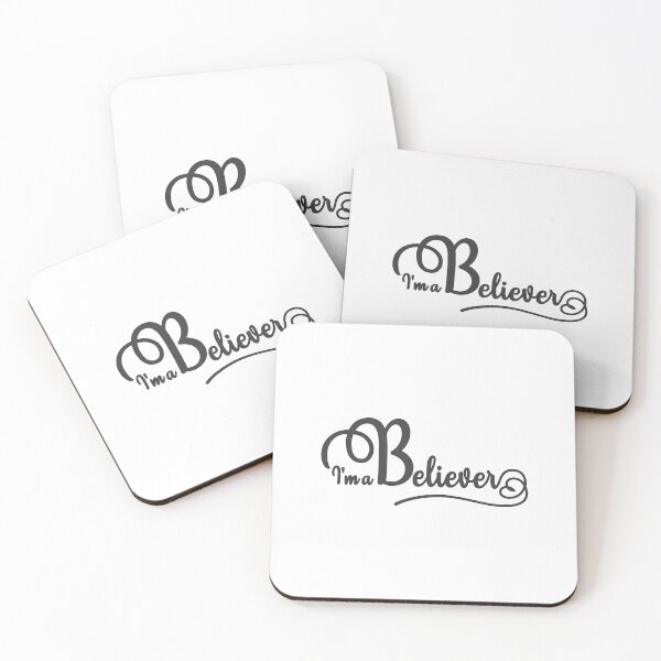 Item preview, Christian Design - I'm a Believer - Minimal Simple Graphic designed and sold by simplydesignart.