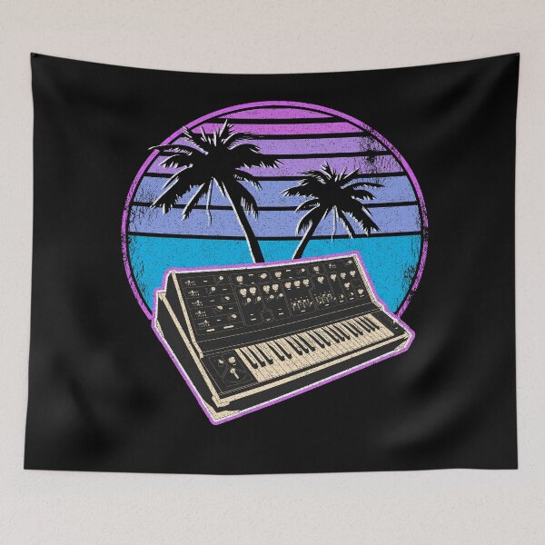 Item preview, Analog Synthesizer Synthwave Vintage Retrowave designed and sold by Stronzi.