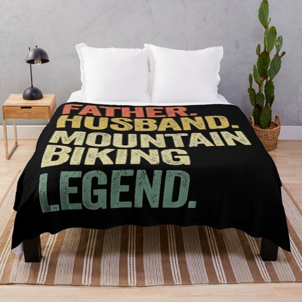 Item preview, Father Husband Mountain Biking Legend Vintage MTB Gift Quotes designed and sold by Stronzi.