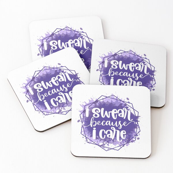 Item preview, I Swear Because I Care designed and sold by Trinket-Trickster.