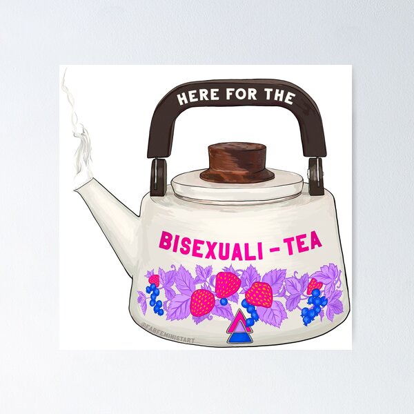 Item preview, Here For The Bisexuali-Tea designed and sold by fabfeminist.