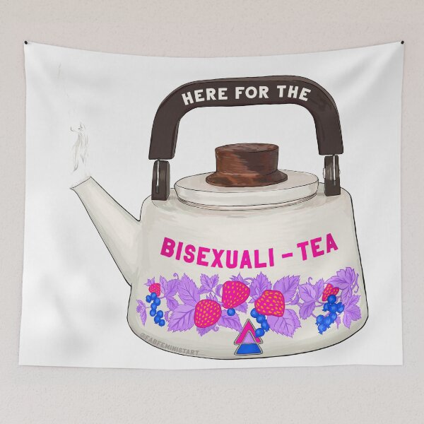 Item preview, Here For The Bisexuali-Tea designed and sold by fabfeminist.