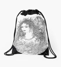 Marine Beauty Drawstring Bag