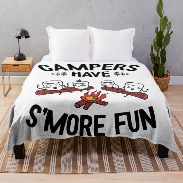 Item preview, Campers Have S'more Fun Funny Camping designed and sold by Stronzi.