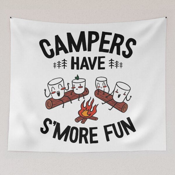 Item preview, Campers Have S'more Fun Funny Camping designed and sold by Stronzi.