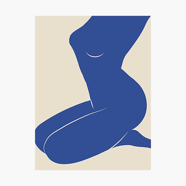 Item preview, Woman body art, Matisse style print, Gallery art, Mid century modern art, Retro print, Abstract designed and sold by KristinityArt.