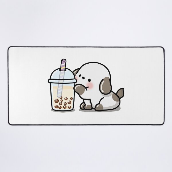 Item preview, Little Puppy Loves Boba Tea! designed and sold by SirBobalot.