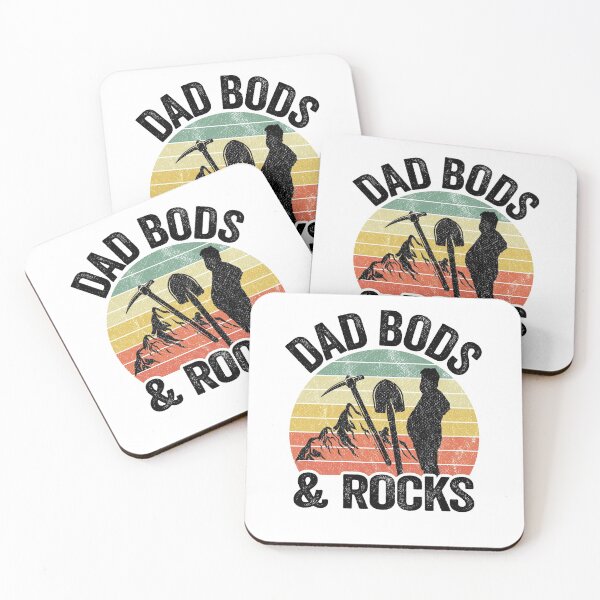 Item preview, Dad Bods & Rocks Rock Collector Daddy Retro Funny Geologist designed and sold by Stronzi.