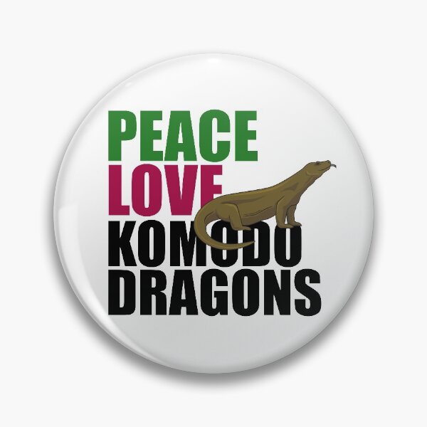 Artikelvorschau, Friedensliebe Komodowarane entworfen und verkauft von Epic Love Designs.