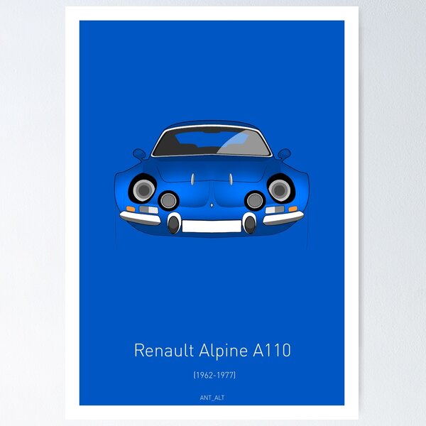 Item preview, Alpine A110 designed and sold by Alt_ Illustrations.