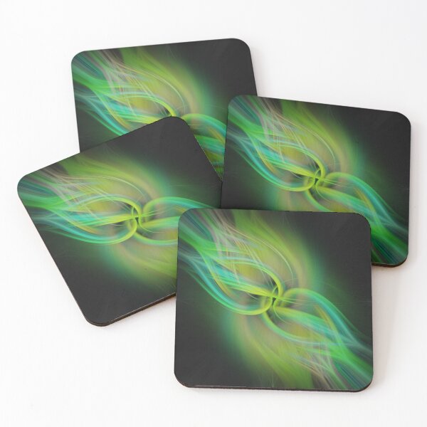 Item preview, Floating - neon green on black designed and sold by MarionsArt.