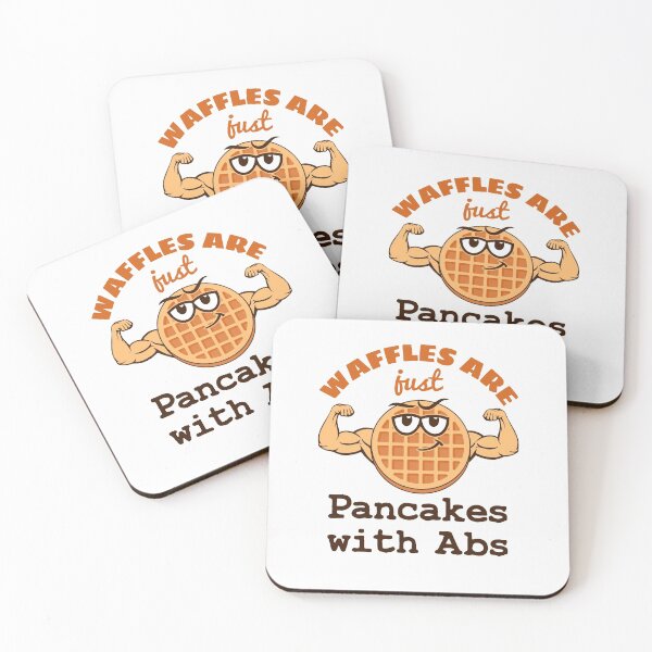 Item preview, Waffles Are Just Pancakes with Abs designed and sold by jaygo.