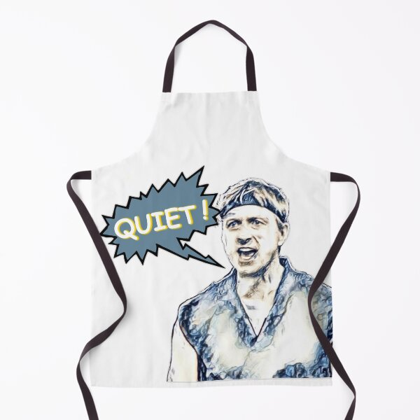 Item preview, Johnny Lawrence says QUIET designed and sold by DlubMerch.