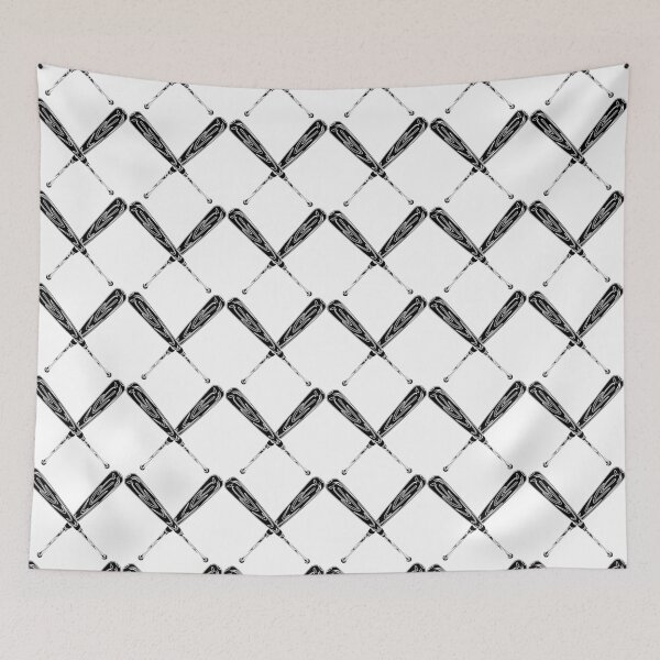 Item preview, Baseball Bats in Black and White  designed and sold by Narangez.