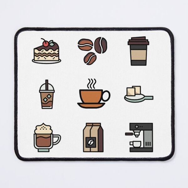 Item preview, coffee breakfast stickers pack designed and sold by KODGraphics.