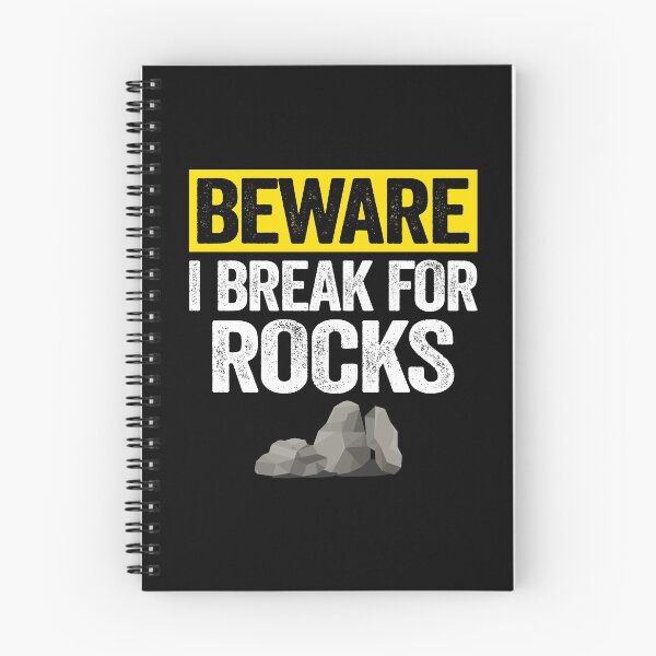 Item preview, Beware I Brake For Rocks Collector Rockhound Funny Geologist designed and sold by Stronzi.