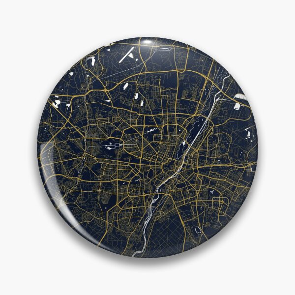 Item preview, Munich City Map of Bavaria, Germany - Gold Art Deco designed and sold by deMAP.